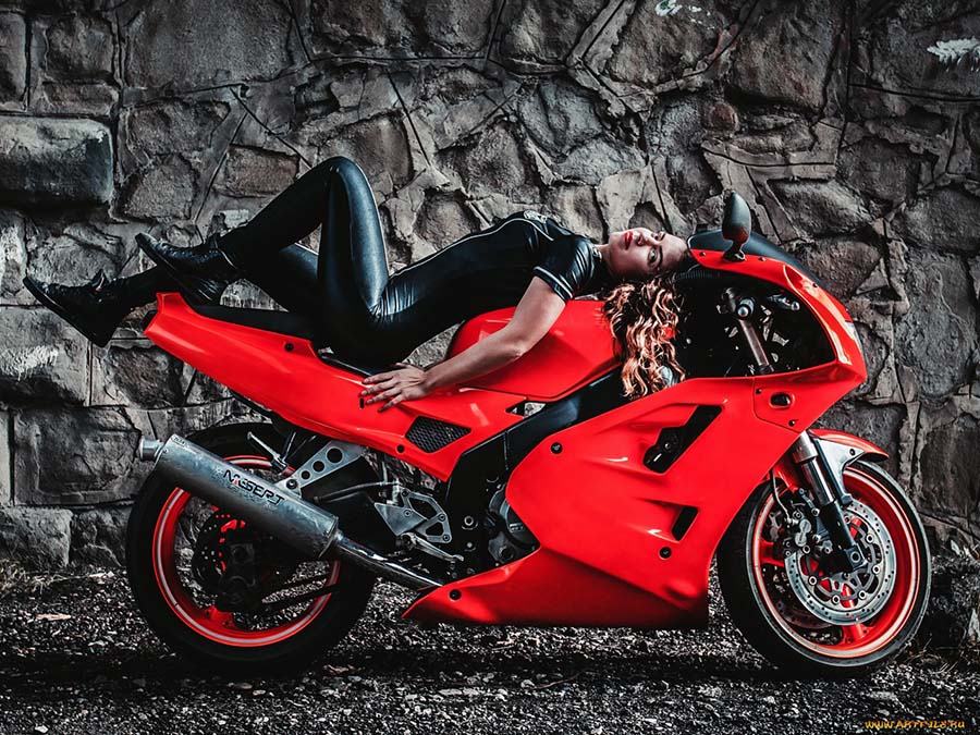 Beautiful girl Beautiful girls and motorcycles in Wutsunomiya