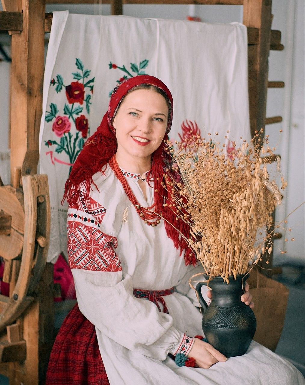 Women in Slavic costumes in Wutsunomiya