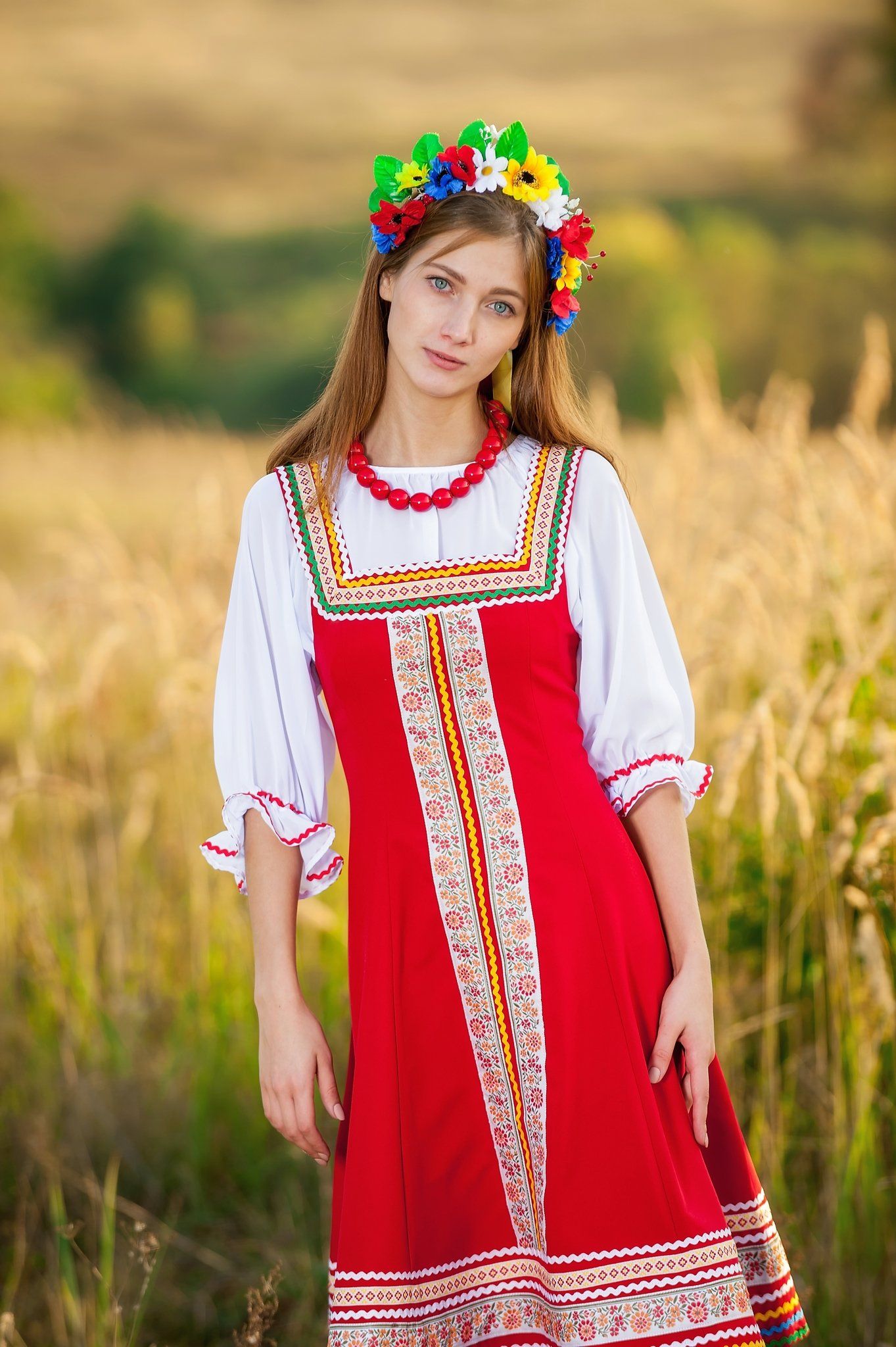 Women in Slavic costumes in Wutsunomiya