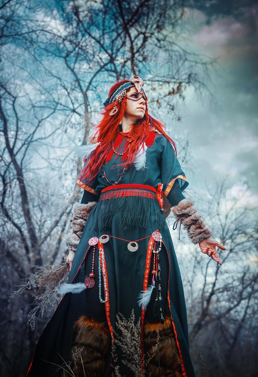 Girls in Slavic costumes underwear in Wutsunomiya