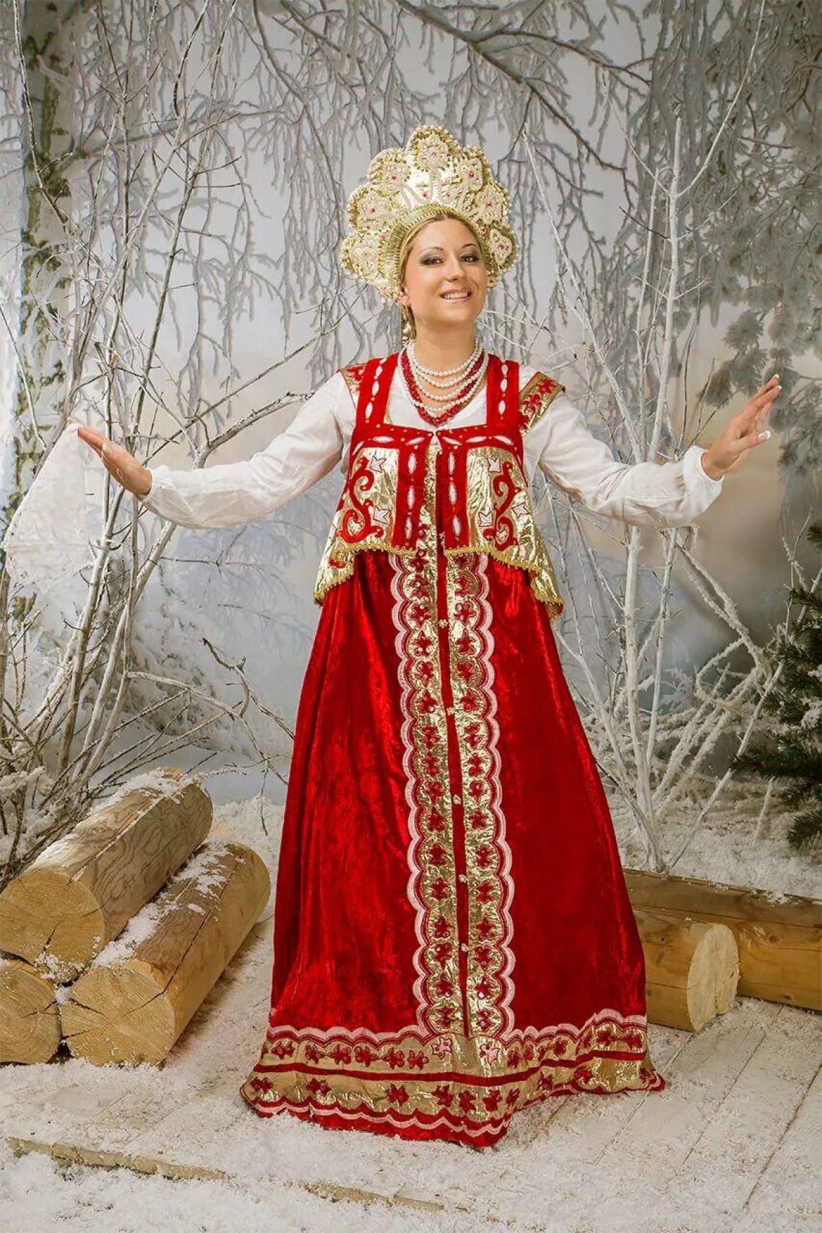 Girls in Slavic costumes in Wutsunomiya