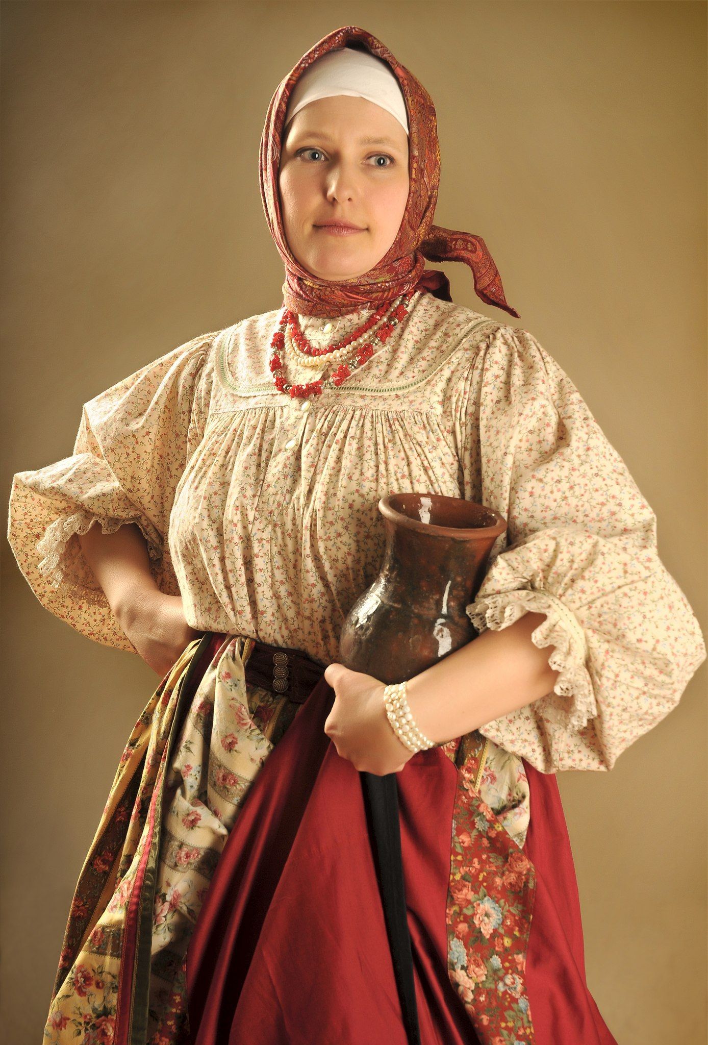 Girls in Slavic costumes in Wutsunomiya